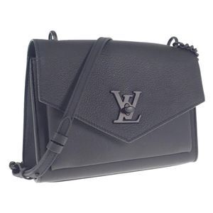 Louis Vuitton My LockMe BB Monochrome Shoulder Bag Calfskin Black